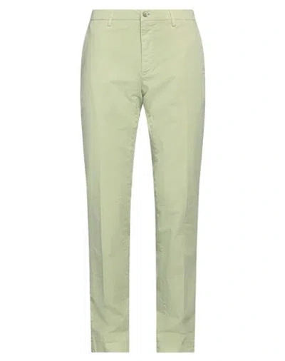 Mason's Man Pants Light Green Size 34 Cotton, Elastane In Sage Green