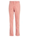 Mason's Man Pants Salmon Pink Size 36 Cotton, Elastane In Pink