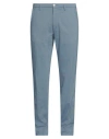 Mason's Man Pants Slate Blue Size 28 Cotton, Elastane In Blue