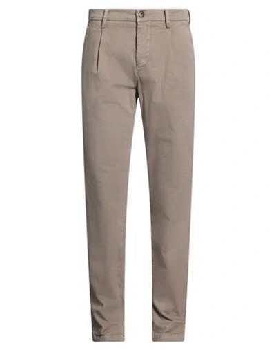 Mason's Man Pants Taupe Size 28 Cotton, Elastane In Grey