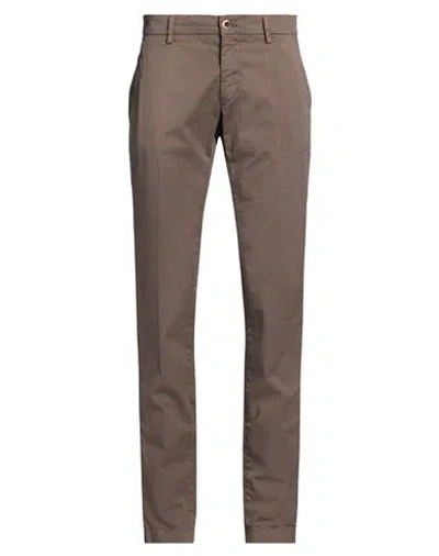Mason's Man Pants Taupe Size 32 Cotton, Elastane In Brown