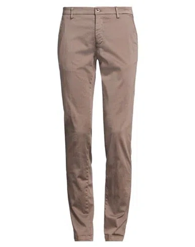 Mason's Man Pants Taupe Size 38 Cotton, Polyester, Elastane In Gray