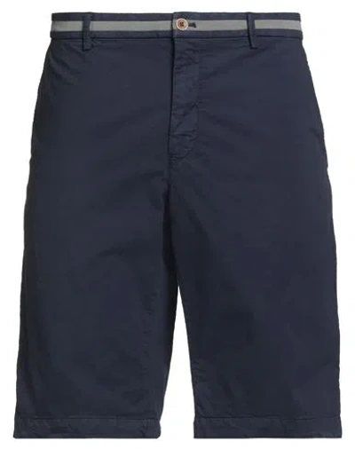 Mason's Turn-up Cuff Shorts In Blue