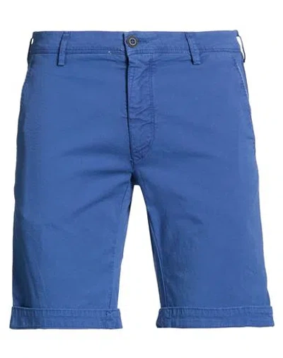 Mason's Man Shorts & Bermuda Shorts Blue Size 30 Cotton, Elastane