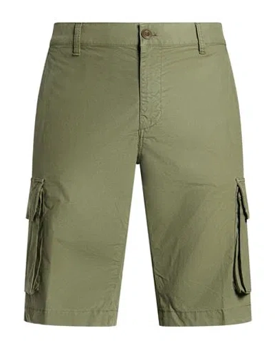 Mason's Man Shorts & Bermuda Shorts Military Green Size 36 Lyocell, Cotton, Elastane