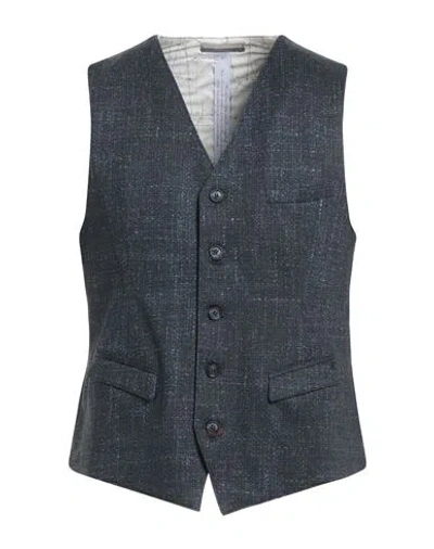 Mason's Man Tailored Vest Midnight Blue Size 38 Viscose, Polyamide, Elastane