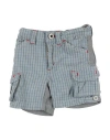 Mason's Newborn Boy Shorts & Bermuda Shorts Light Blue Size 3 Cotton In Blue