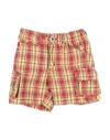 Mason's Newborn Boy Shorts & Bermuda Shorts Red Size 3 Cotton In Red
