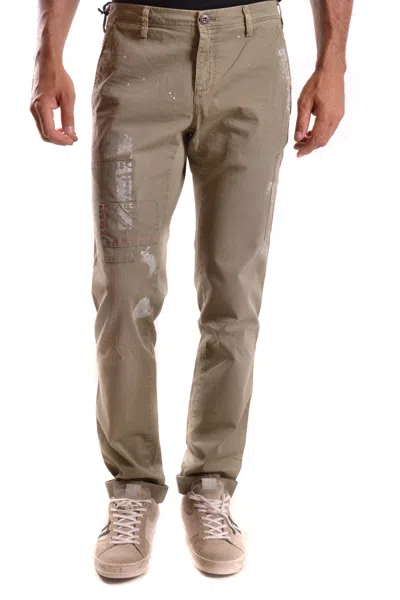 Mason's Trousers Green In Brown
