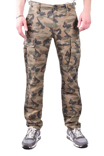 Mason's Trousers Military Green In Brown