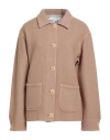 Mason's Woman Coat Camel Size 6 Virgin Wool, Polyamide In Brown