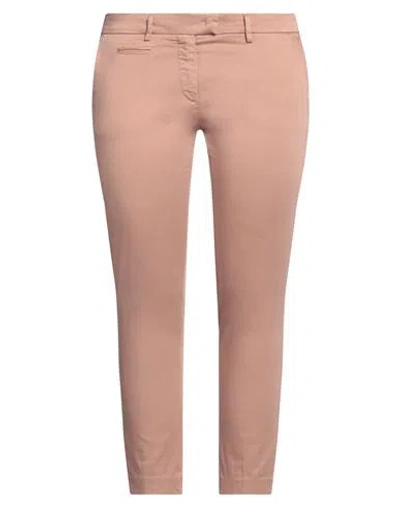 Mason's Woman Pants Antique Rose Size 14 Cotton, Polyester, Elastane In Pink