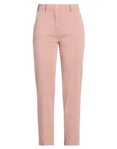 Mason's Woman Pants Antique Rose Size 4 Cotton, Lyocell, Elastane In Pink