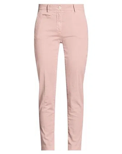 Mason's Woman Pants Antique Rose Size 8 Cotton, Elastane In Pink