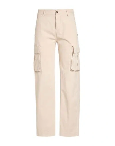 Mason's Woman Pants Beige Size 2 Cotton, Viscose, Elastane In Neutral