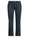 Mason's Woman Pants Blue Size 6 Cotton, Elastane