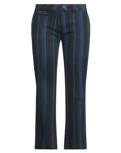 Mason's Woman Pants Blue Size 6 Cotton, Elastane