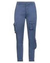 Mason's Asiasnake Relaxed Cargo Pants In Indigo In Blue