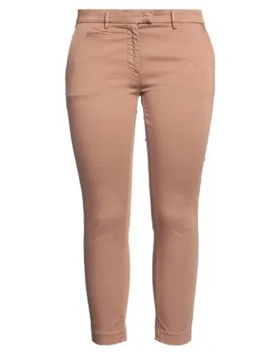 MASON'S MASON'S WOMAN PANTS CAMEL SIZE 10 COTTON, POLYESTER, ELASTANE