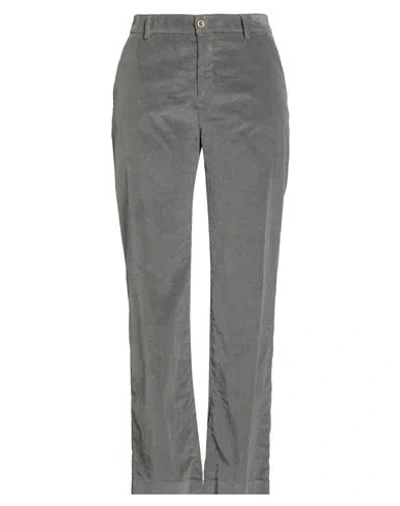 Mason's Woman Pants Charcoal Size 10 Cotton, Pes, Elastane In Gray