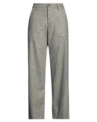 Mason's Woman Pants Charcoal Size 10 Wool, Polyester, Viscose, Polyamide, Elastane In Gray