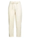 Mason's Woman Pants Cream Size 4 Lyocell, Viscose, Elastane In White