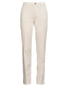 Mason's Woman Pants Cream Size 6 Lyocell, Cotton, Elastane In Neutral