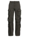 Mason's Woman Pants Dark Green Size 10 Cotton, Viscose, Elastane