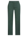 Mason's Woman Pants Dark Green Size 6 Cotton, Viscose, Elastane In Green