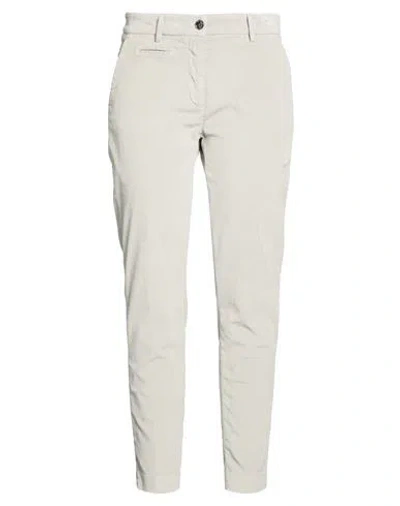 Mason's Woman Pants Grey Size 10 Cotton, Pes, Elastane In Gray