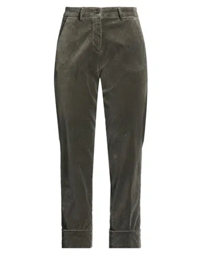 Mason's Woman Pants Grey Size 8 Cotton, Elastane In Gray