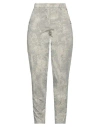 Mason's Woman Pants Ivory Size 10 Cotton, Elastane In White