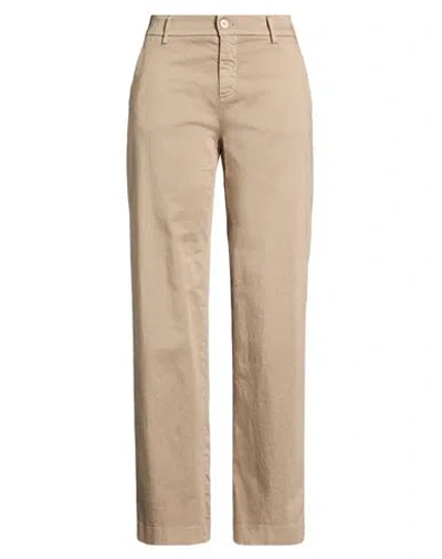 Mason's Woman Pants Khaki Size 6 Cotton, Polyester, Elastane In Brown