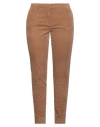 Mason's Woman Pants Light Brown Size 12 Cotton, Elastane