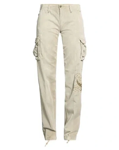 Mason's Woman Pants Light Green Size 16 Cotton In Neutral