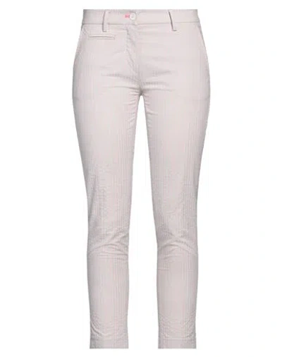 Mason's Woman Pants Light Grey Size 10 Cotton, Acetate, Elastane