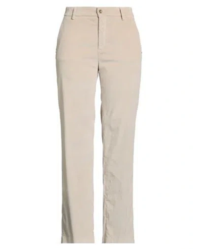 Mason's Woman Pants Light Grey Size 10 Cotton, Pes, Elastane In Neutral