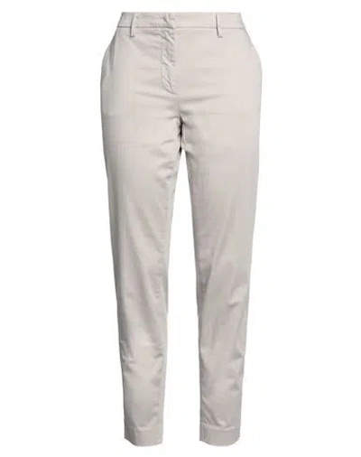 MASON'S MASON'S WOMAN PANTS LIGHT GREY SIZE 12 COTTON, POLYESTER, ELASTANE