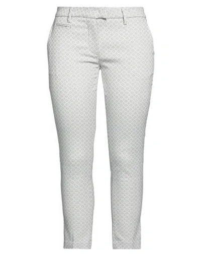 Mason's Woman Pants Light Grey Size 12 Polyester, Polyamide, Elastane