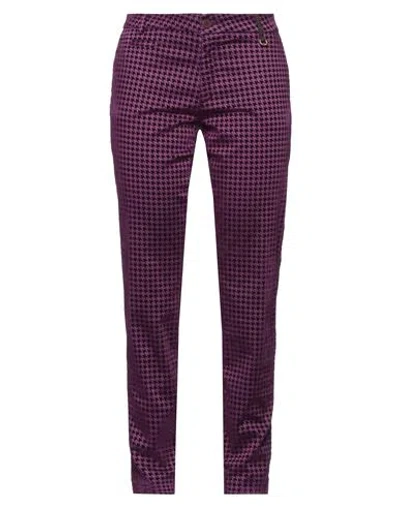 Mason's Woman Pants Mauve Size 4 Lyocell, Cotton, Viscose, Elastane In Purple