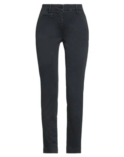 Mason's Woman Pants Midnight Blue Size 2 Cotton, Elastane