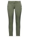 Mason's Woman Pants Military Green Size 12 Cotton, Viscose, Elastane In Green