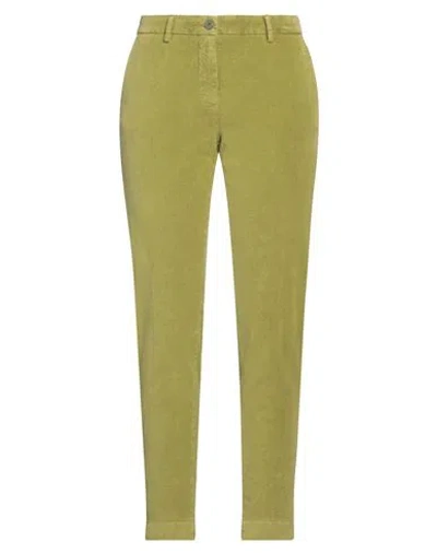 Mason's Woman Pants Military Green Size 8 Cotton, Elastane