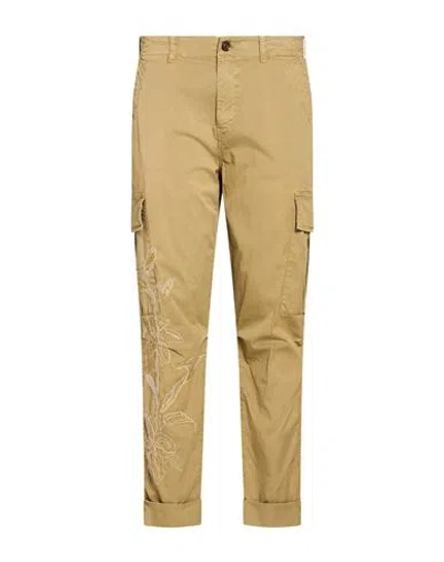 Mason's Woman Pants Military Green Size 8 Cotton, Elastane