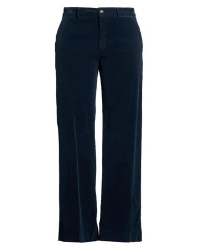 Mason's Woman Pants Navy Size 10 Cotton, Viscose, Elastane In Blue