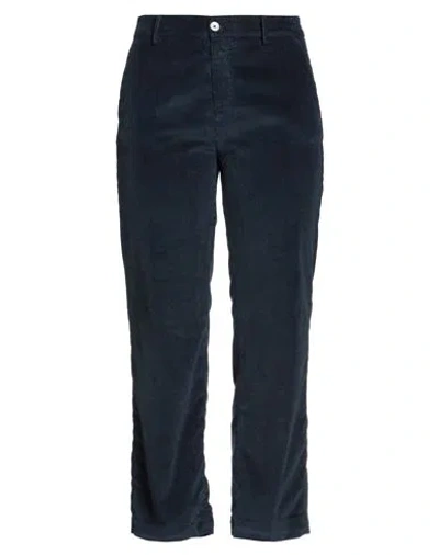 Mason's Woman Pants Navy Size 8 Cotton, Pes - Polyethersulfone, Elastane In Navy Blue