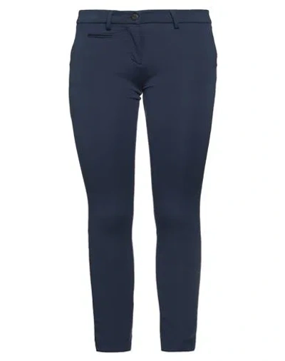 Mason's Woman Pants Navy Size 8 Polyamide, Elastane In Navy Blue