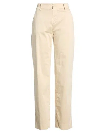 Mason's Woman Pants Sand Size 6 Cotton, Polyester, Elastane In Neutral