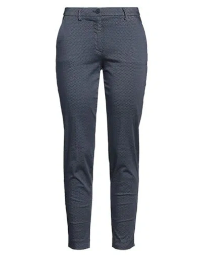 MASON'S MASON'S WOMAN PANTS SLATE BLUE SIZE 4 COTTON, ELASTANE