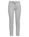 Mason's Woman Pants White Size 10 Cotton, Elastane In White